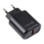 Chargeur USB rapide LZ-2117 18W QC3.0 3.1A, Prise EU, Prise EU