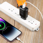Chargeur USB rapide LZ-2117 18W QC3.0 3.1A, Prise EU, Prise EU