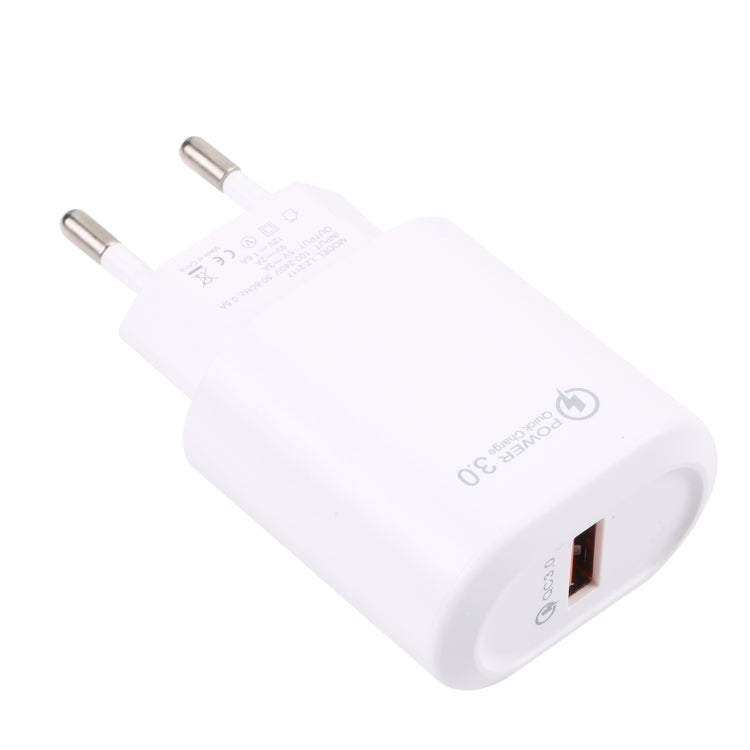 Chargeur USB rapide LZ-2117 18W QC3.0 3.1A, Prise EU, Prise EU