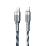 REMAX RC-009i Câble de Données Charge Rapide 20W PD USB-C / Type-C vers 8 Broches 1m 2.22A, Type-C vers 8 Broches 20W
