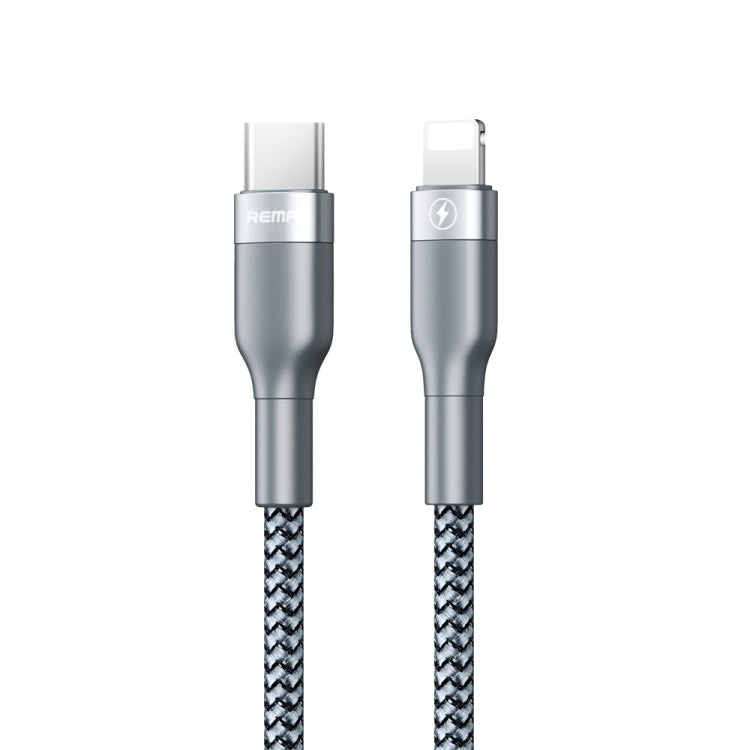 REMAX RC-009i Câble de Données Charge Rapide 20W PD USB-C / Type-C vers 8 Broches 1m 2.22A, Type-C vers 8 Broches 20W