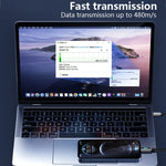 Câble de données de charge Mutural Li-CC001 1,2m PD20W avec affichage numérique USB-C / Type-C vers 8 broches, Type-C vers 8 broches