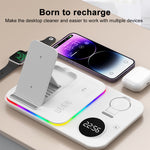Chargeur sans fil multifonction 4 en 1 30W, 4 en 1