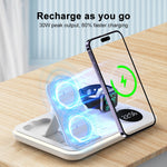 Chargeur sans fil multifonction 4 en 1 30W, 4 en 1