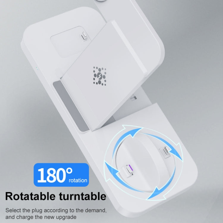 Chargeur sans fil vertical pliable multifonctionnel 6 en 1