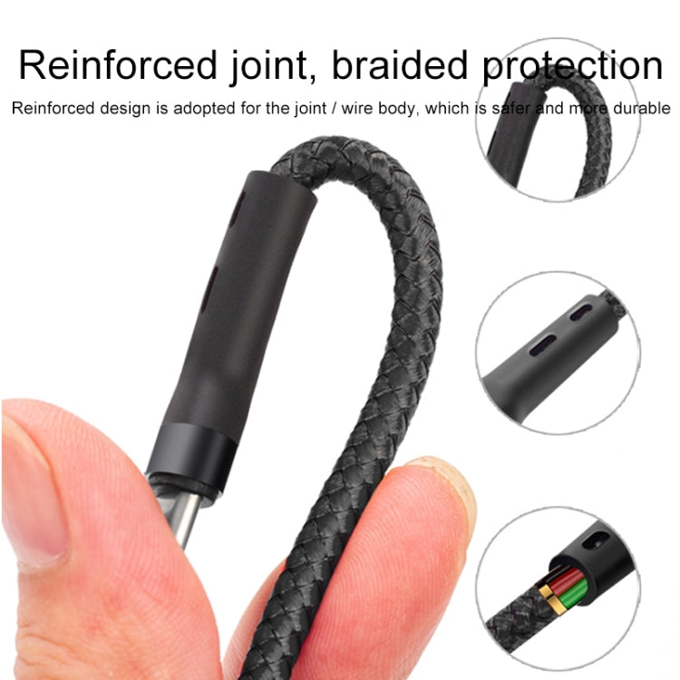 Câble de charge et de données USB Type-C vers 8 broches + Type-C + Micro USB 100 W 6 A, 1,3 m