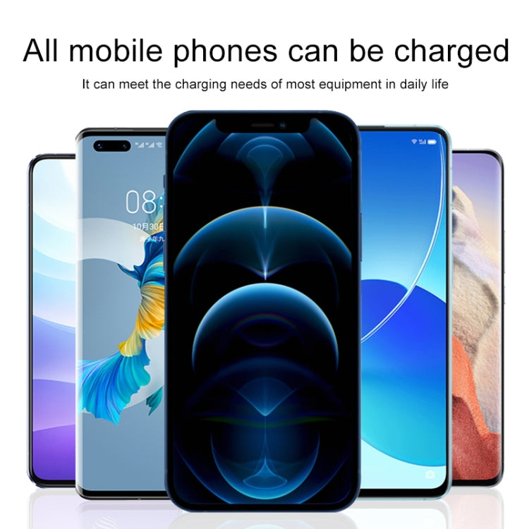 Câble de charge et de données USB Type-C vers 8 broches + Type-C + Micro USB 100 W 6 A, 1,3 m