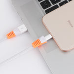 2 pièces Câble de charge USB anti-casse Enrouleur Étui de protection Housse de protection