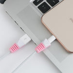 2 pièces Câble de charge USB anti-casse Enrouleur Étui de protection Housse de protection