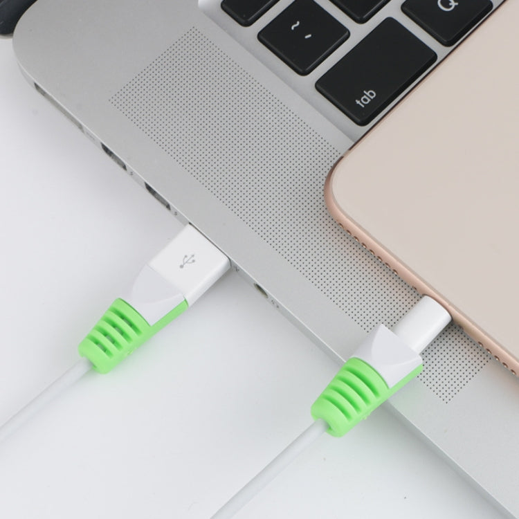 2 pièces Câble de charge USB anti-casse Enrouleur Étui de protection Housse de protection