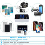 A9 Plus (Version Globale) Station de recharge détachable multifonction AC 100V~240V 8 ports USB avec écran numérique LCD et chargeur sans fil, compatible QC3.0, A9 Plus (Version Globale)