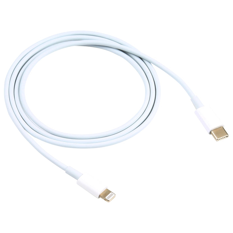 Câble de données de charge rapide USB-C / Type-C 100 W vers 8 broches, longueur : 2 m, Type-C vers 8 broches 2 m