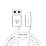 Câble de synchronisation de données USB vers 8 broches en PVC à charge rapide Lenyes LC701 de 1,5 m et 2,4 A, 1,5 m 8 broches