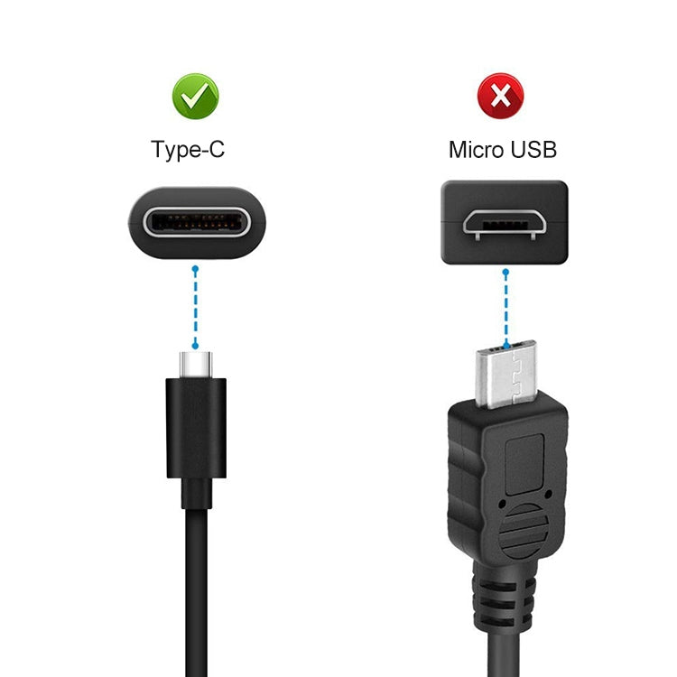 Chargeur portable adaptateur secteur USB-C / Type-C 65W pour ordinateurs portables avec câble de charge Type-C, prise US, prise US 65W / noir