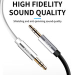 Câble audio AUX mâle à mâle IVON CA55 3,5 mm, longueur du câble : 1m