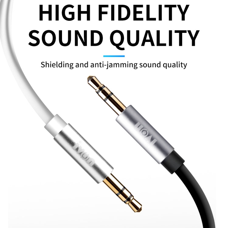 Câble audio AUX mâle à mâle IVON CA55 3,5 mm, longueur du câble : 1m