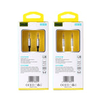 Câble audio AUX mâle à mâle IVON CA55 3,5 mm, longueur du câble : 1m