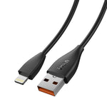 Câble de données de charge rapide IVON CA87 USB vers 8 broches TPE, longueur de câble : 1 m, 8 broches