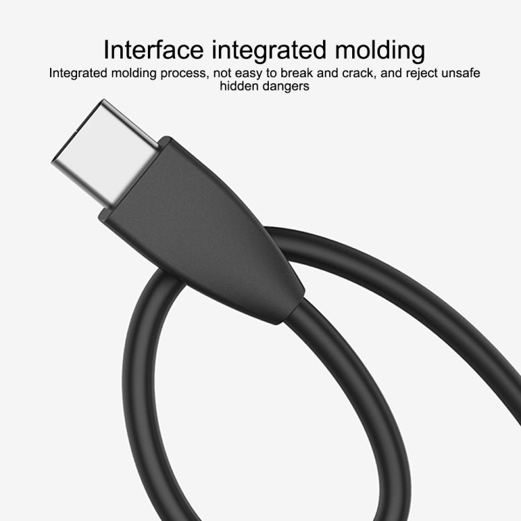 Câble de données de charge rapide IVON CA87 USB vers 8 broches TPE, longueur de câble : 1 m, 8 broches