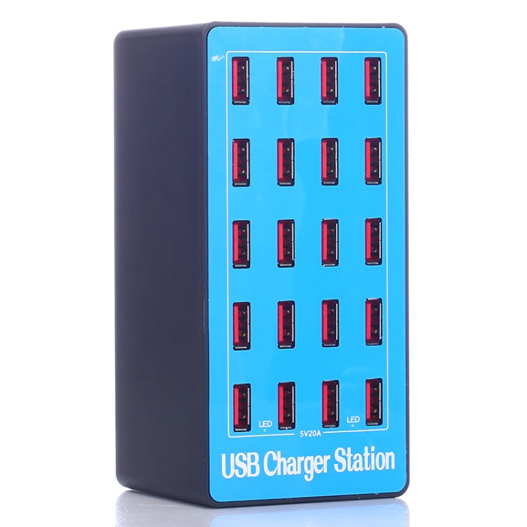 Station de recharge USB intelligente multifonction 20-en-1 100W, A5+