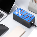 Station de recharge USB intelligente multifonction 20-en-1 100W, A5+