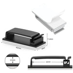 HG2613 20 PCS Attache-câble de données de bureau Organisateur Clip de fixation
