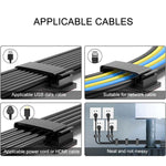 HG2613 20 PCS Attache-câble de données de bureau Organisateur Clip de fixation