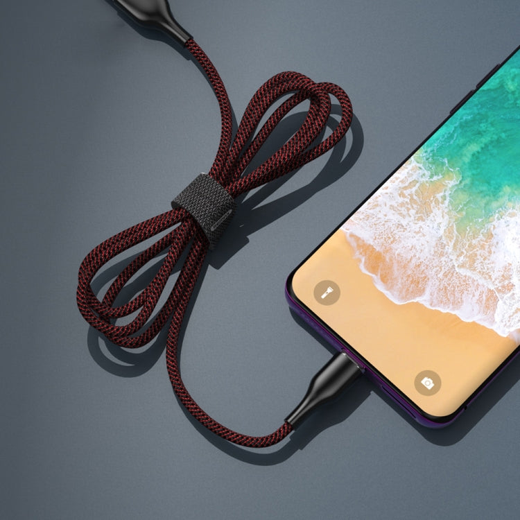 Câble de données tressé polyester bicolore REMAX RC-158m 3A USB vers Micro USB avec charge et transmission par attraction magnétique, longueur du câble : 1m, Micro USB