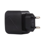 Chargeur de voyage LZ-819A+C avec interfaces USB QC3.0 et USB-C/Type-C PD 18W, avec voyant lumineux, prise UE