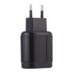 Chargeur de voyage LZ-022 5V 2.4A à deux ports USB, prise UE