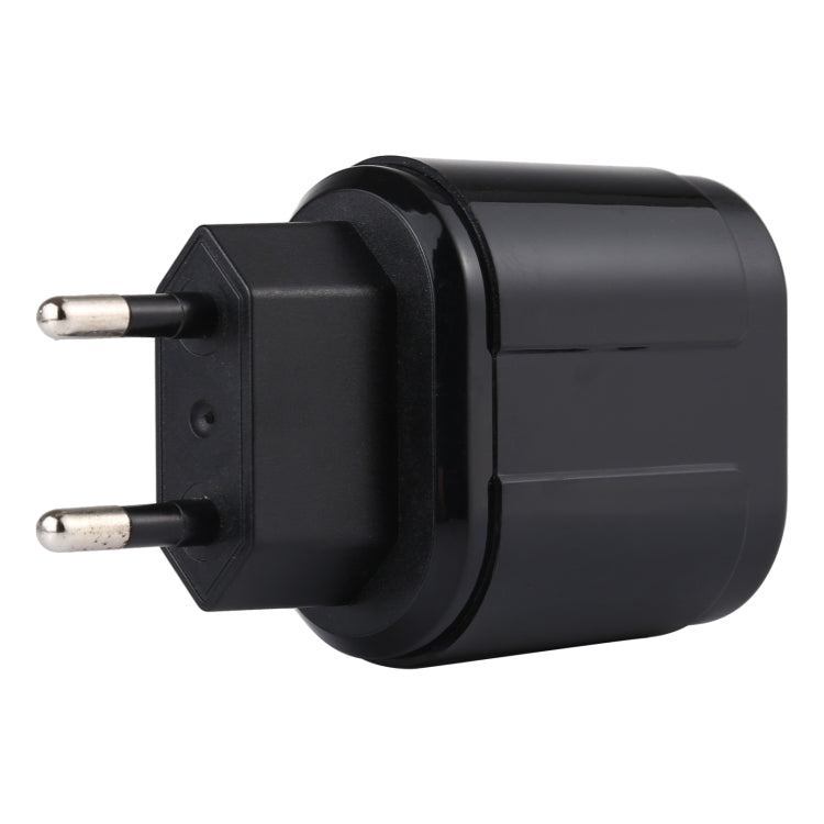 Chargeur de voyage LZ-022 5V 2.4A à deux ports USB, prise UE