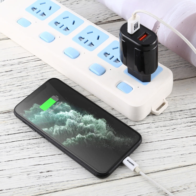 Chargeur de voyage LZ-022 5V 2.4A à deux ports USB, prise UE