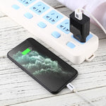 Chargeur de voyage USB simple LZ-706 QC3.0, prise UE