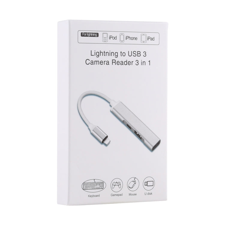 Adaptateur lecteur de caméra S-206 3 en 1 8 broches mâle vers 2 x USB 3.0 + 8 broches femelle, S-206
