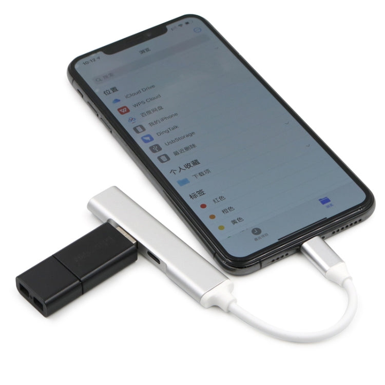 Adaptateur lecteur de caméra S-206 3 en 1 8 broches mâle vers 2 x USB 3.0 + 8 broches femelle, S-206