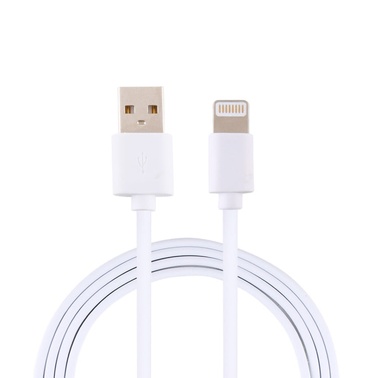 Câble de charge en plastique injecté USB 2A mâle vers interface 8 broches mâle, longueur : 1,5 m, 8 broches