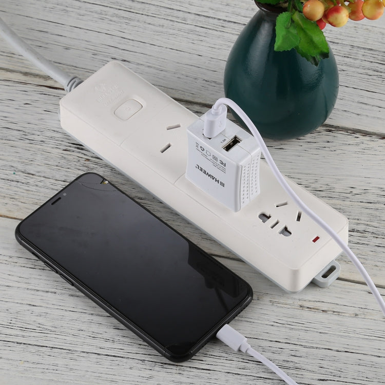 Câble de charge en plastique injecté USB 2A mâle vers interface 8 broches mâle, longueur : 1,5 m, 8 broches