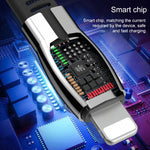 WK WDC-107i Câble de charge et de synchronisation des données USB vers 8 broches, série alliage de zinc Saint, 1 m, 2,4 A, 8 broches