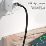 WK WDC-107i Câble de charge et de synchronisation des données USB vers 8 broches, série alliage de zinc Saint, 1 m, 2,4 A, 8 broches