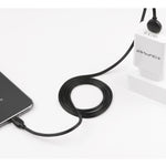 Câble de données awei CL-63 2,5A 8 broches de charge + transmission en alliage d'aluminium, longueur : 1m