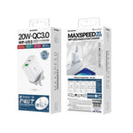 WK WP-U53 Chargeur QC3.0 20W USB Type-C Maxspeed PD Chargeur rapide