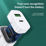 WK WP-U53 Chargeur QC3.0 20W USB Type-C Maxspeed PD Chargeur rapide