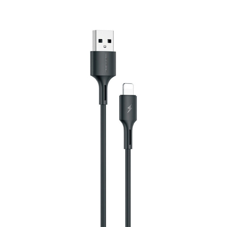 Câble de données de charge rapide 3A USB vers 8 broches WK WDC-136, USB vers 8 broches (noir), USB vers 8 broches (blanc)