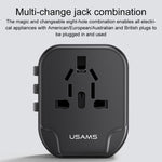 Chargeur de voyage universel multi-prise USAMS US-CC173 T55 12W, US-CC173 T55