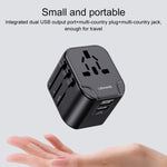 Chargeur de voyage universel multi-prise USAMS US-CC173 T55 12W, US-CC173 T55