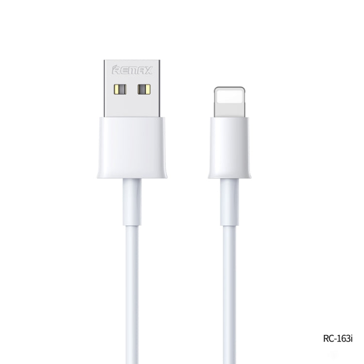 Câble de données de charge rapide Remax RC-163i 2,1 A 8 broches Pro, longueur : 1 m, 8 broches