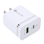 Chargeur rapide multifonction USB 20W PD + QC3.0 46-A2C2, Prise US, Prise US