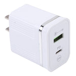 Chargeur rapide multifonction USB 20W PD + QC3.0 46-A2C2, Prise US, Prise US