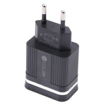 46-A2C2 Chargeur rapide multifonction 20W PD + QC3.0 USB, prise EU, prise EU