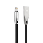 Câble de données AWEI CL-95 USB vers 8 broches à charge rapide portable TPE + alliage d'aluminium, 2A, longueur : 1m
